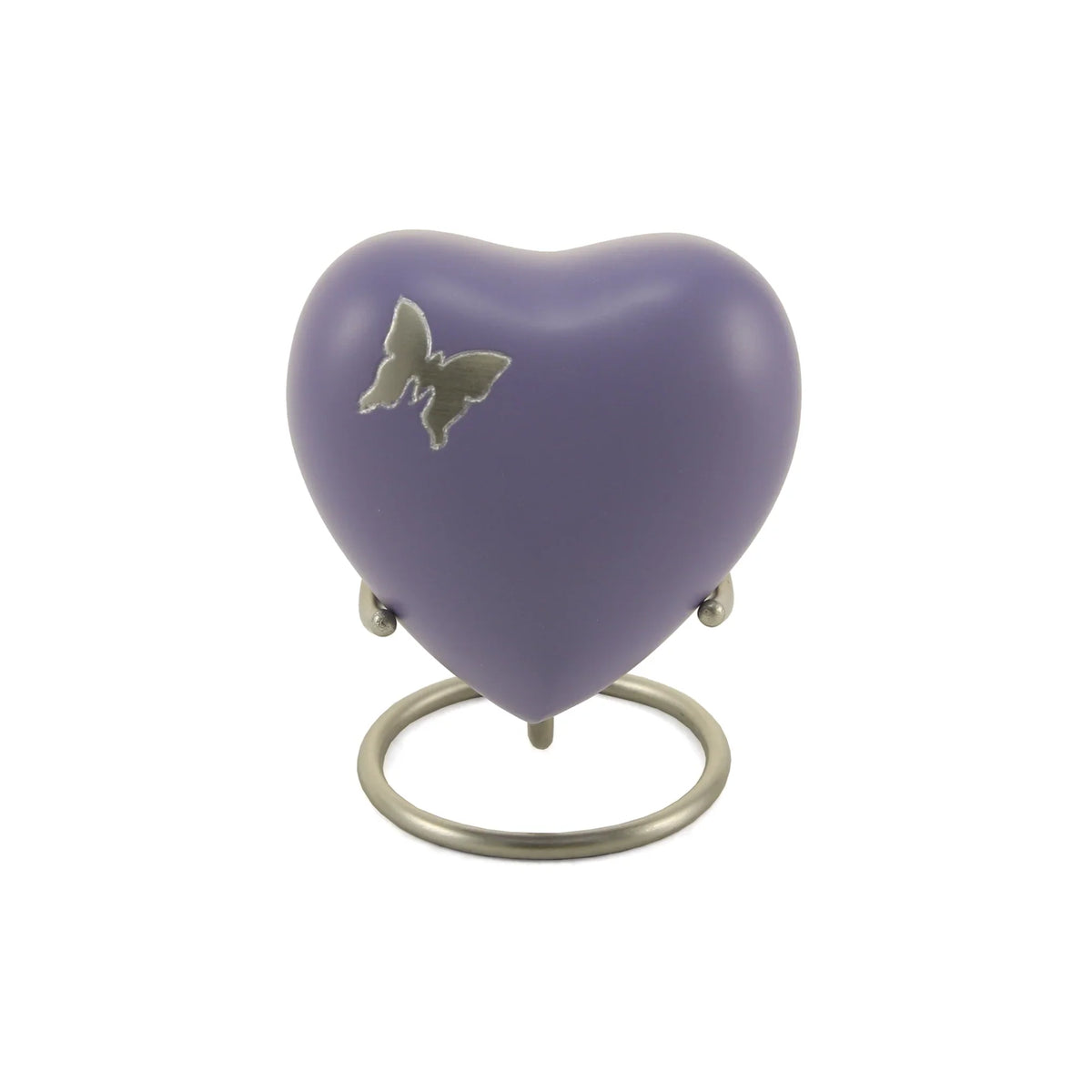 Aria Butterfly Heart Keepsake w/ Velvet Box