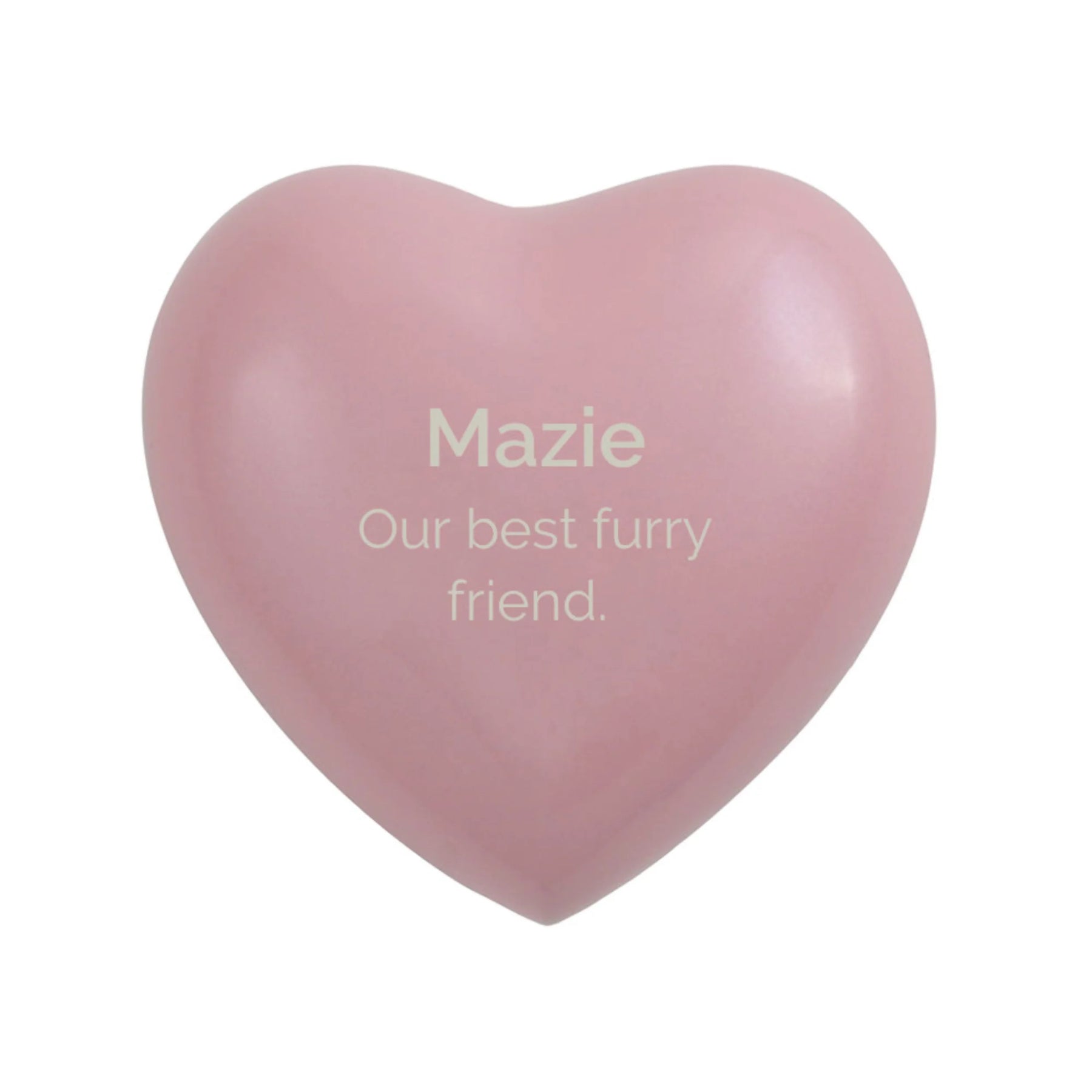 Satori Pearl Pink Heart Keepsake w/ Velvet Box