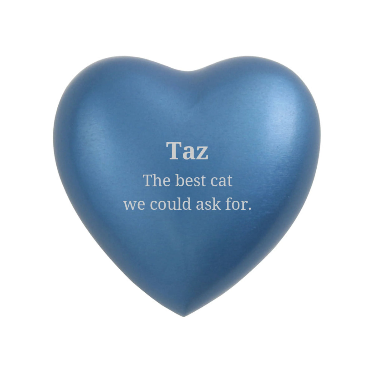 Monterey Blue Heart Keepsake w/ Velvet Box