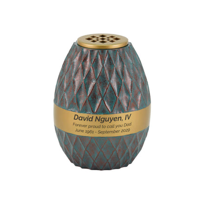 Cascade Scatter Reflections Diamond Teal Large/Adult