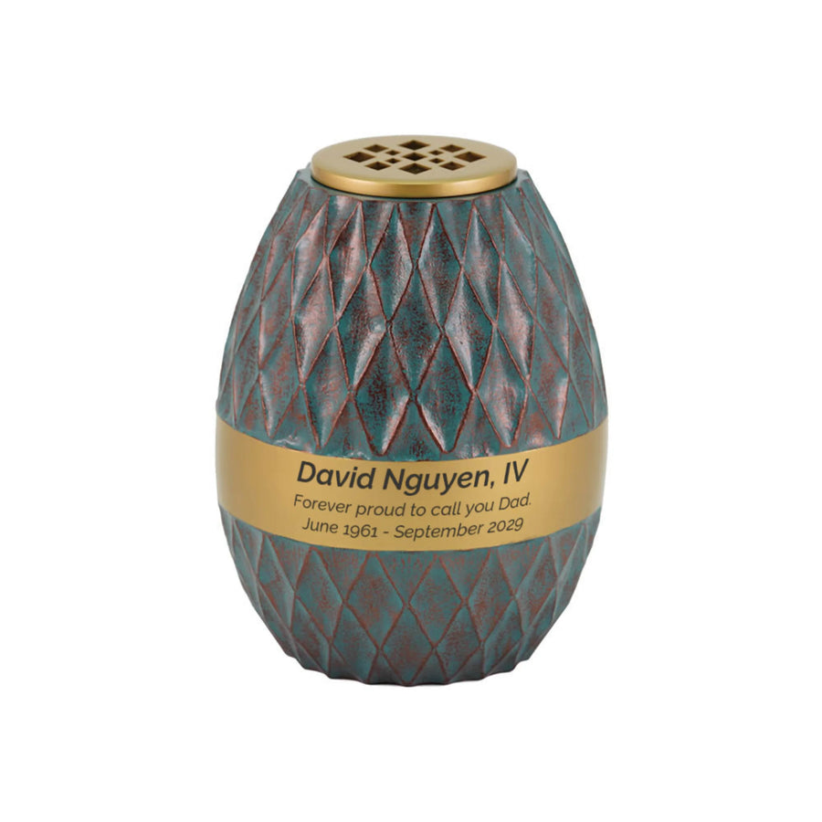 Cascade Scatter Reflections Diamond Teal Large/Adult