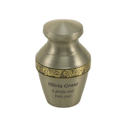 Avalon Pewter Mini Keepsake w/Velvet Bag