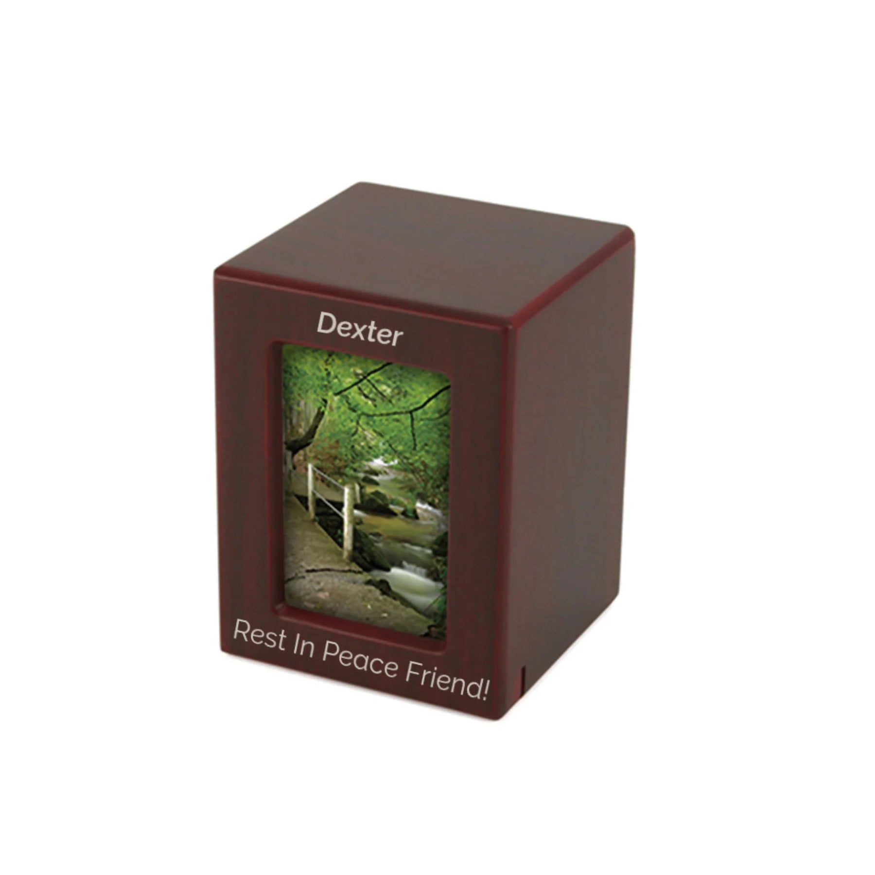 Photo Urn Cherry Petite/Keepsake