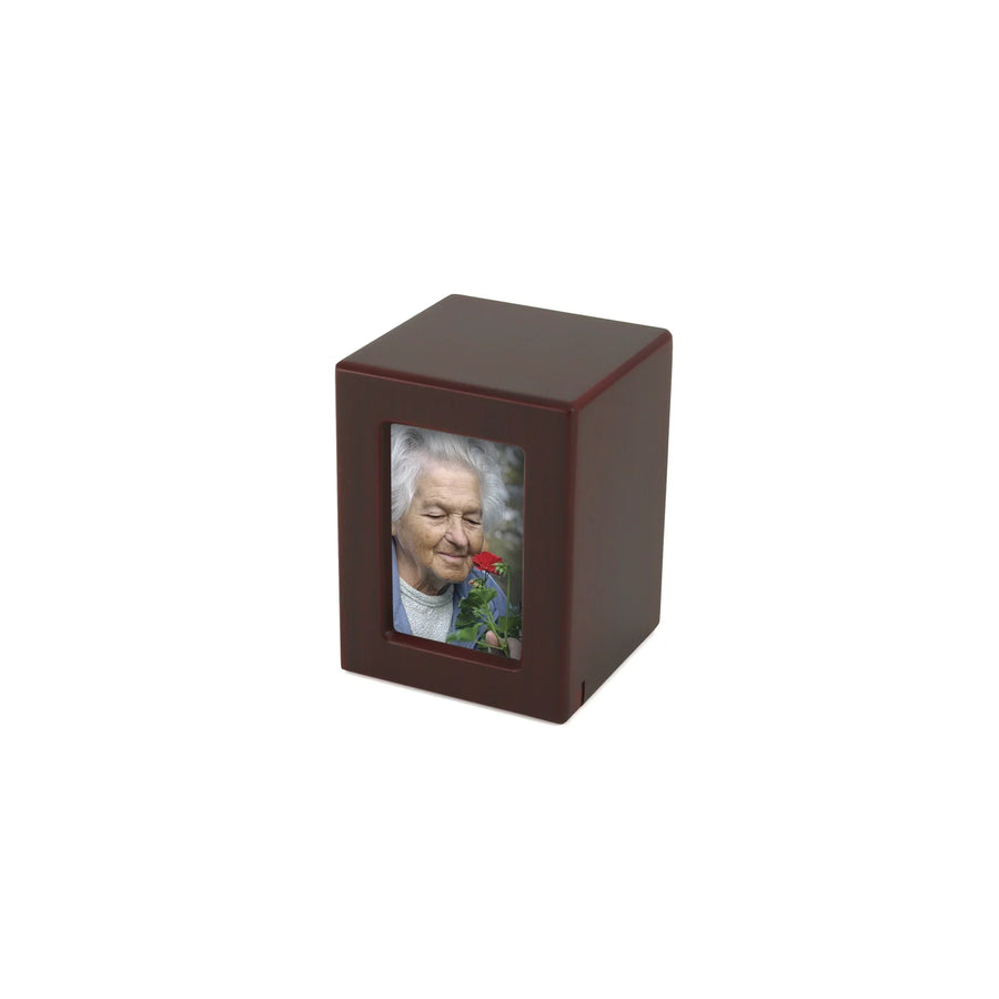 Photo Urn Cherry Petite/Keepsake