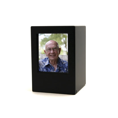 Photo Urn Black Large/Adult