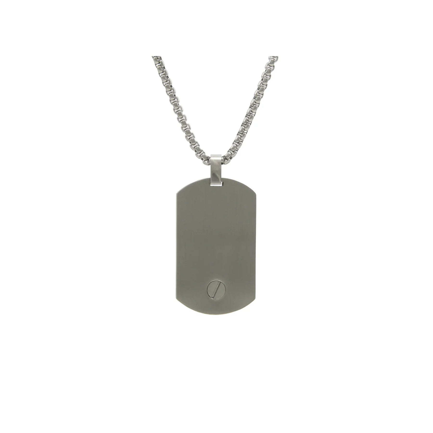 Tag Pewter - includes 24" chain