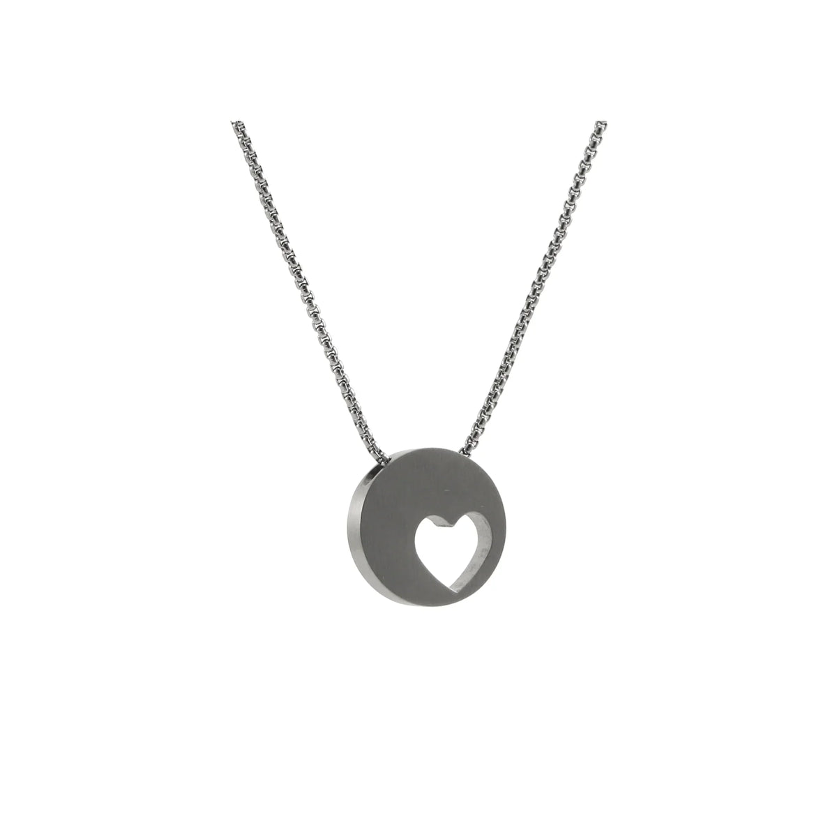 Eternity Heart Pewter - includes 21" chain