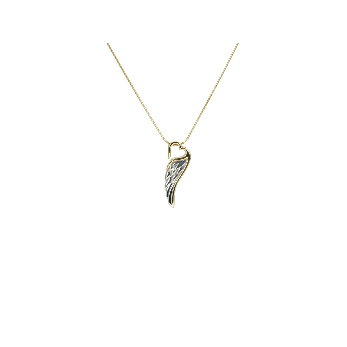 Bronze/Pewter Wings of Eternity - includes 19" chain