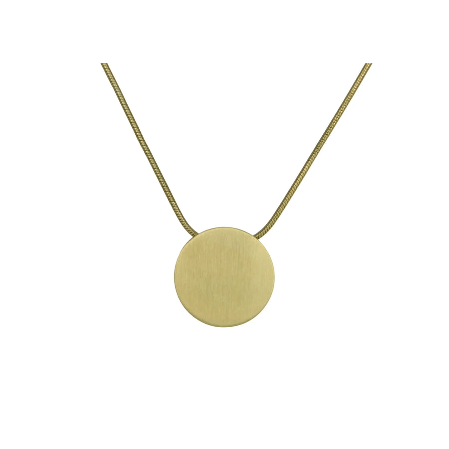 Bronze Plain - includes 19" chain