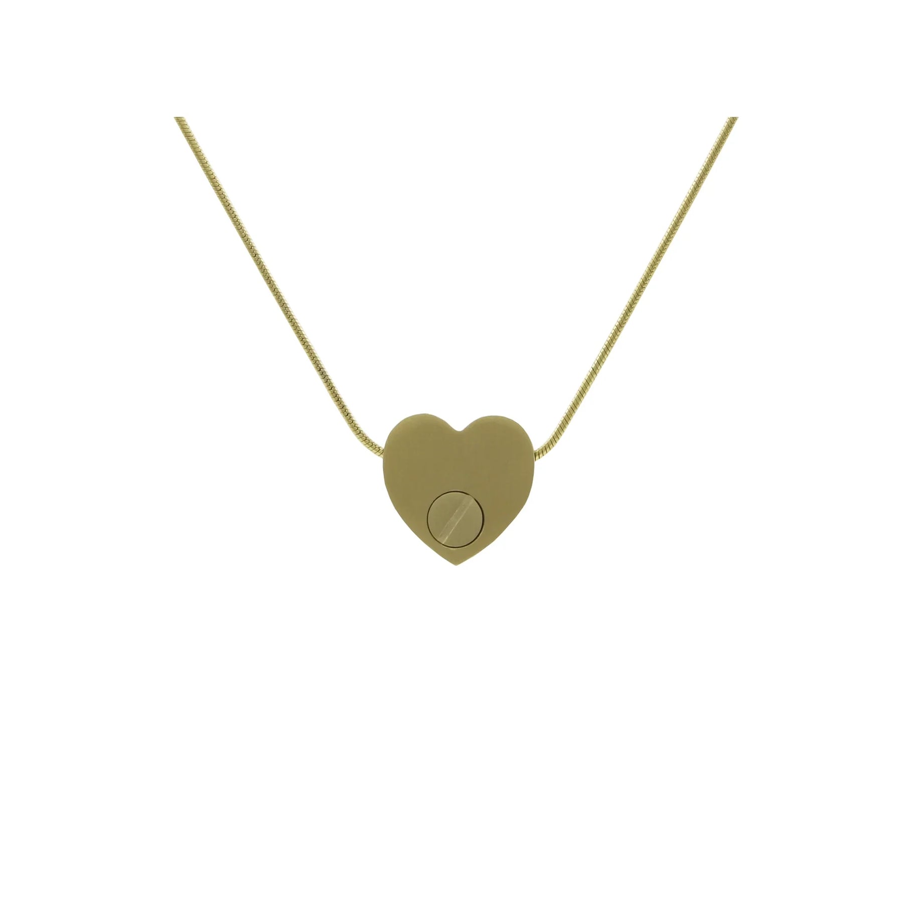 Bronze Heart with Paw Prints - includes 19" chain