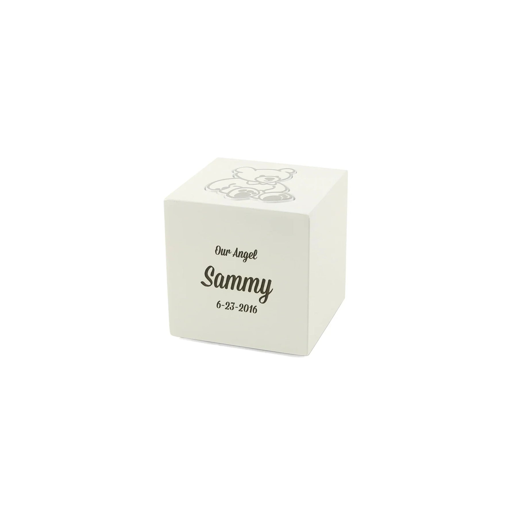 White Teddy Bear Box