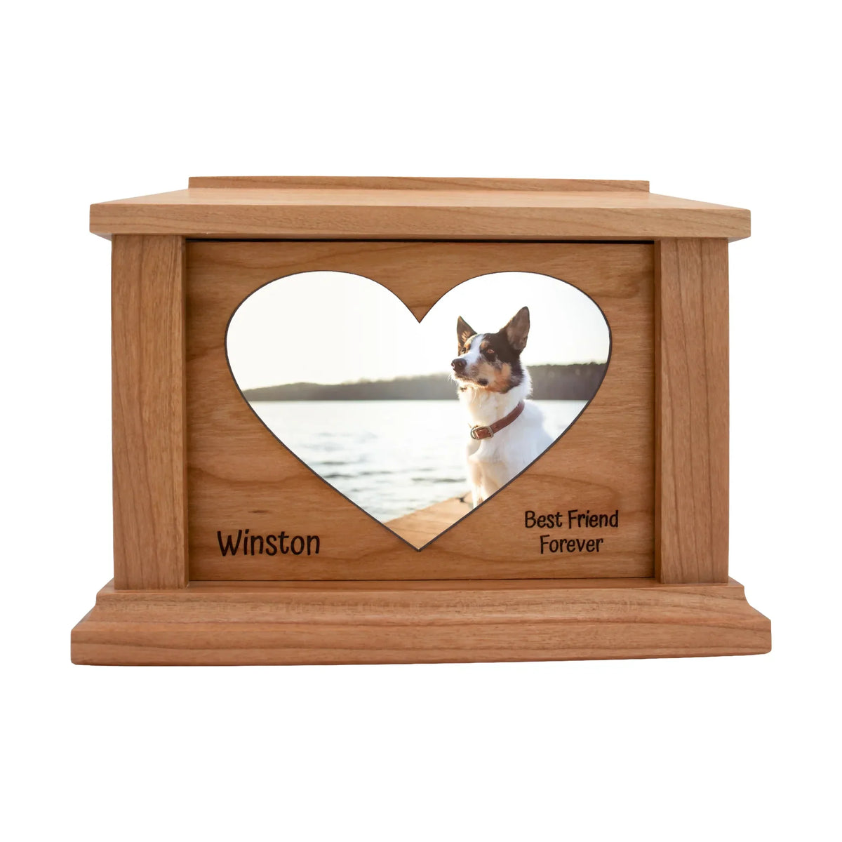 Cherry Pet Urn | Centered Heart