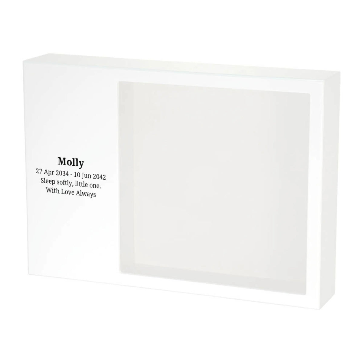 Shadowbox Remembrance Pet Urn