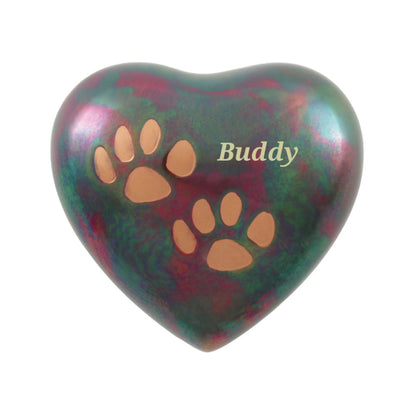 Odyssey Raku Heart Keepsake