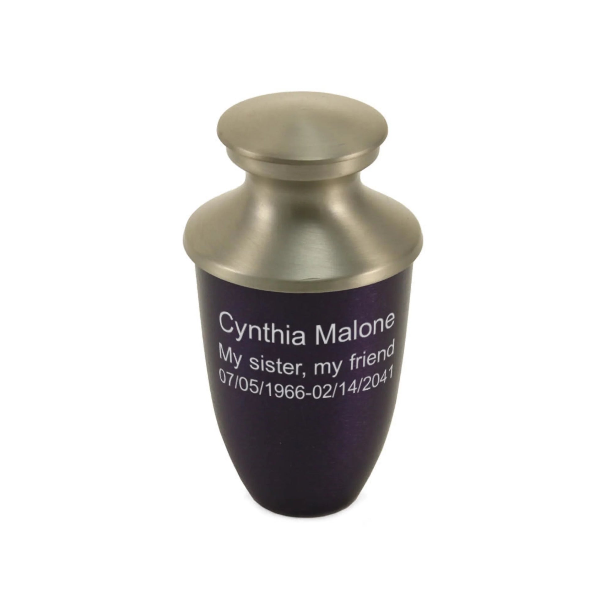 Monterey Purple Mini Keepsake w/ Velvet Bag