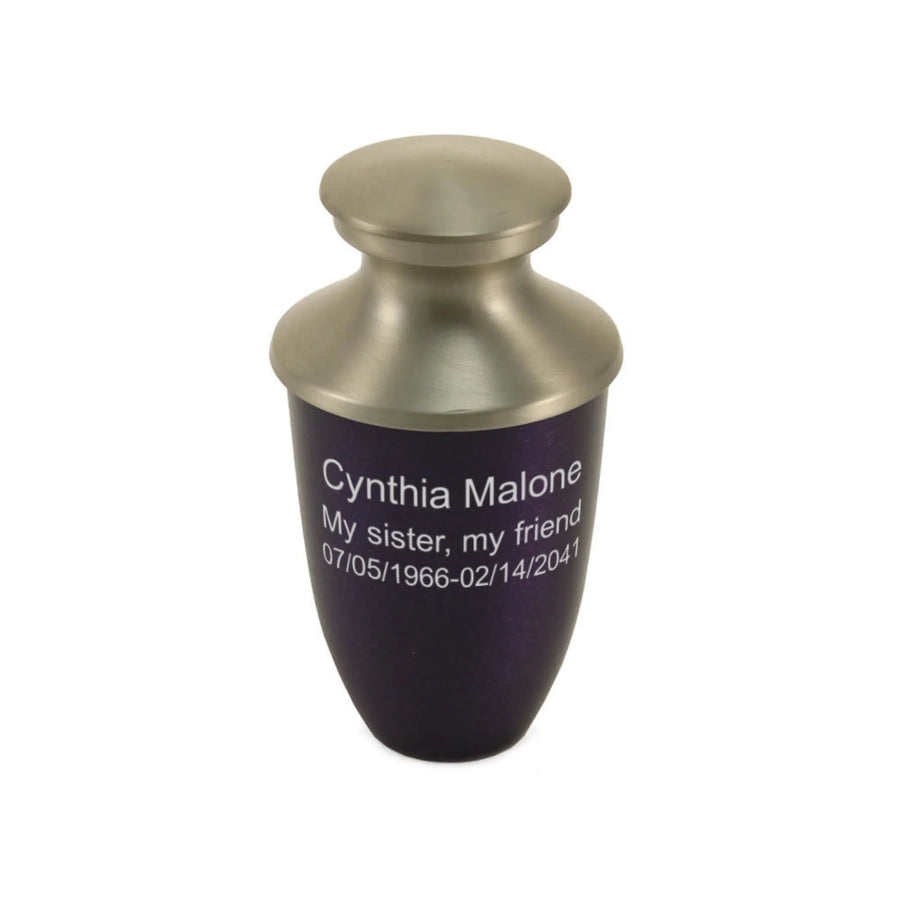 Monterey Purple Mini Keepsake w/ Velvet Bag