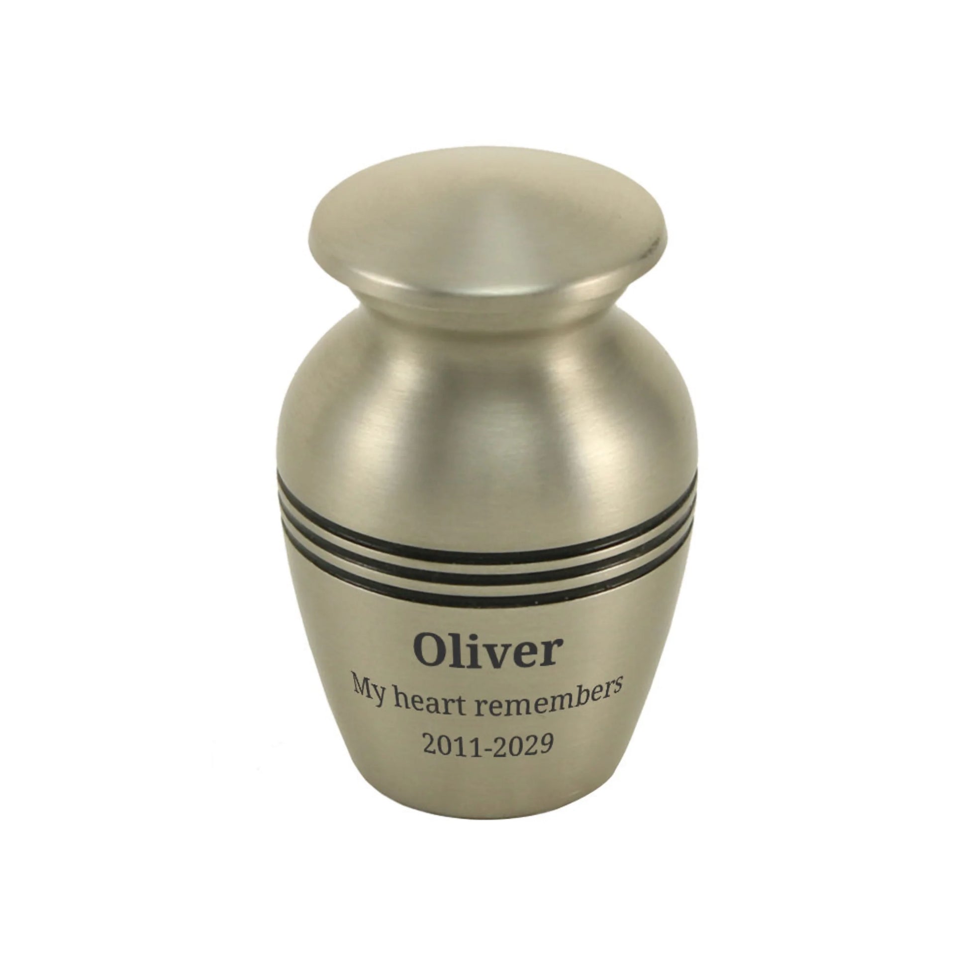 Classic Pewter Mini Keepsake w/ Velvet Bag