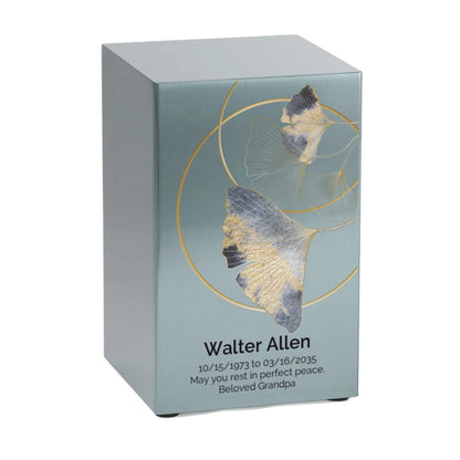 Life Canvas Ginkgo Pewter, Right Side