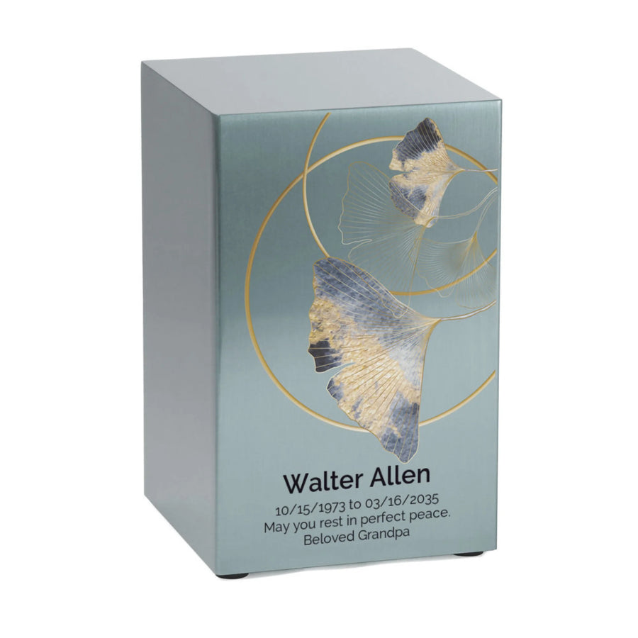 Life Canvas Ginkgo Pewter, Right Side