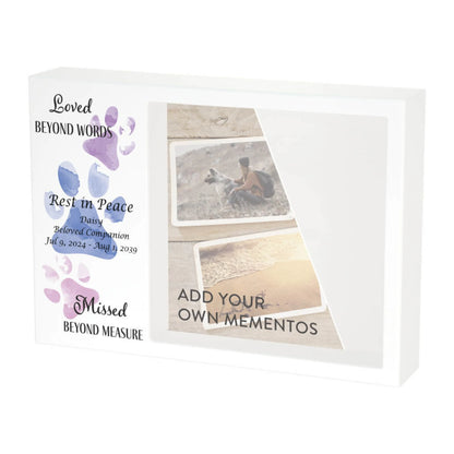 Shadowbox Remembrance Loved Beyond Purple