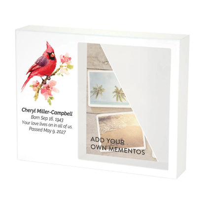 Shadowbox Remembrance Cardinal