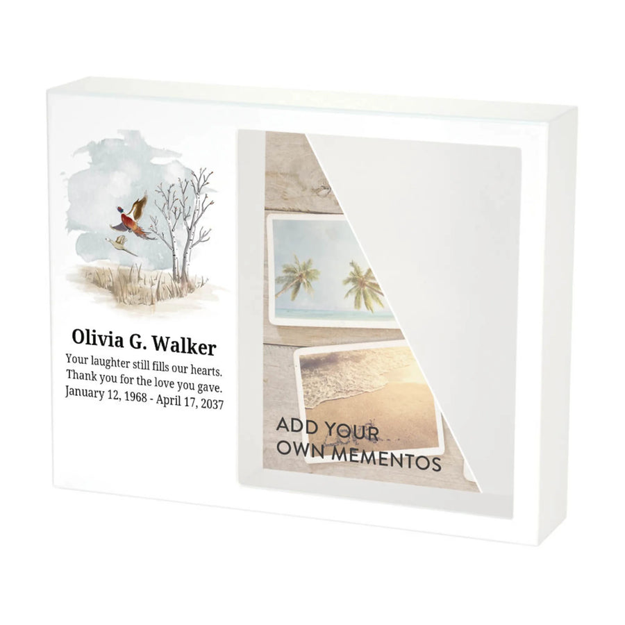 Shadowbox Remembrance Pheasants