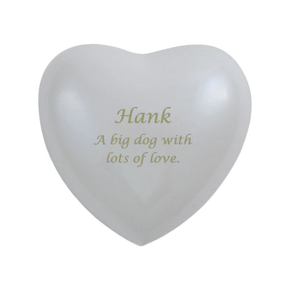 Trinity Pearl Heart Keepsake w/ Velvet Box