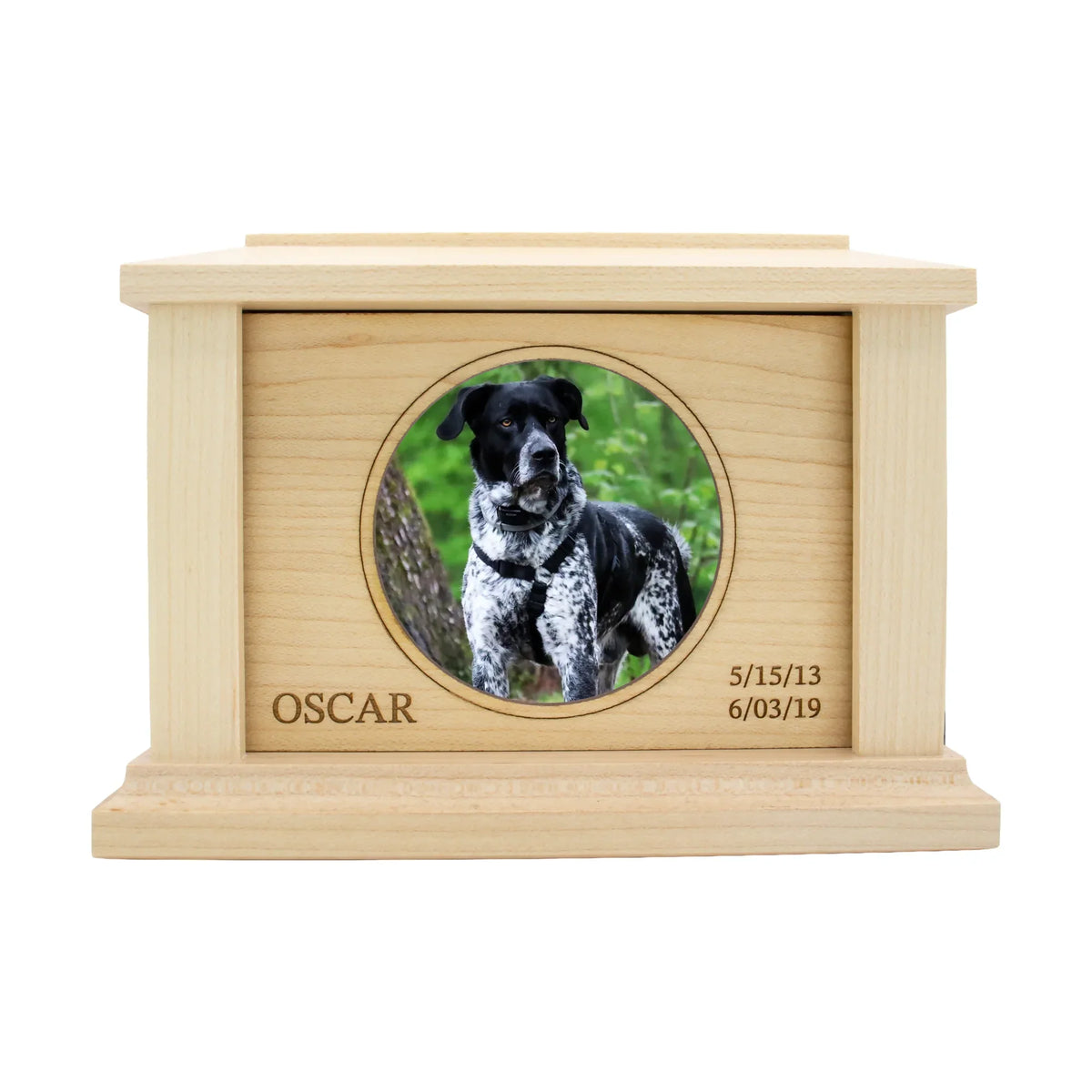 Maple Pet Urn | Circle