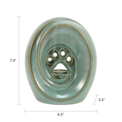 Tranquil Paw Rustic Teal