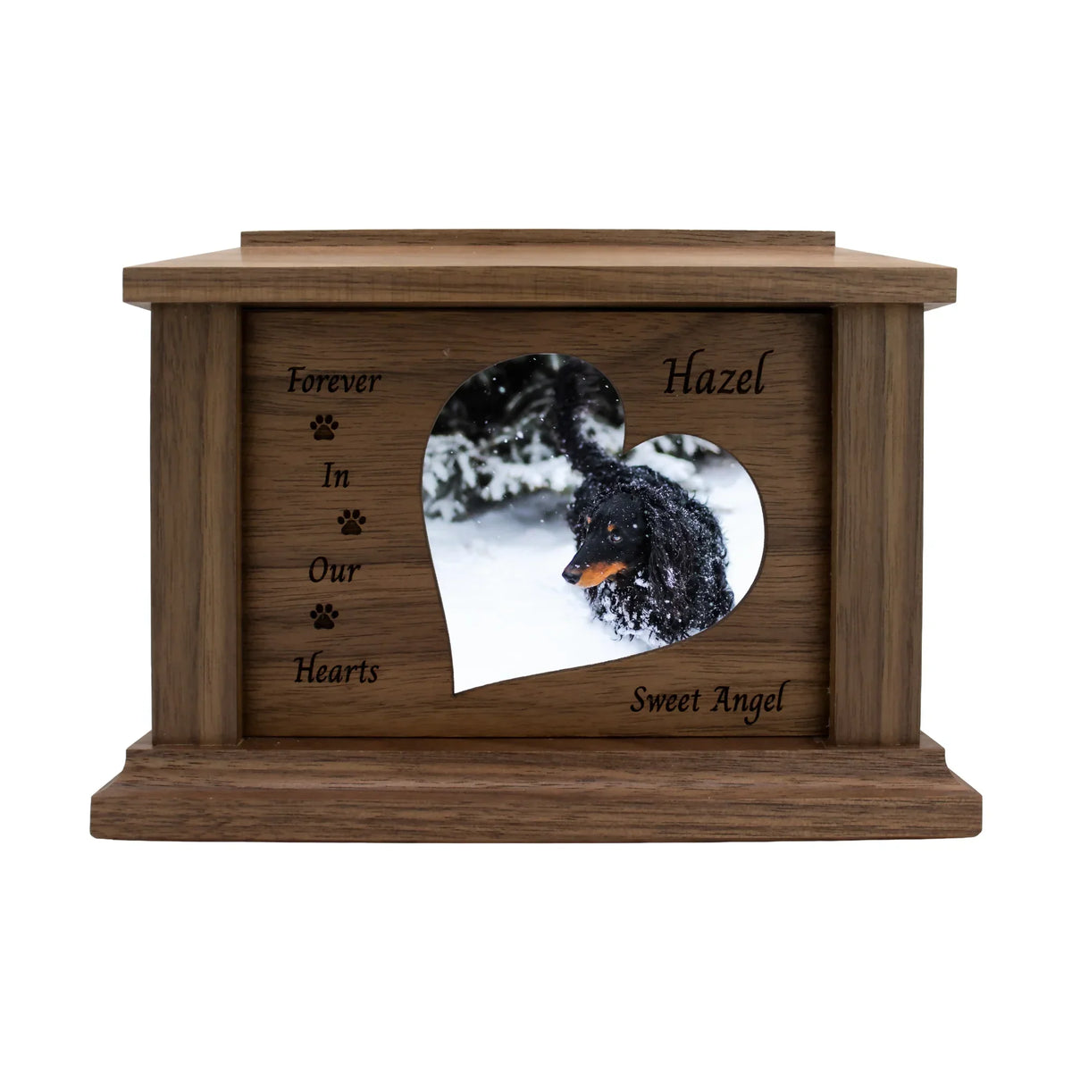 Walnut Pet Urn | FIOH Paws