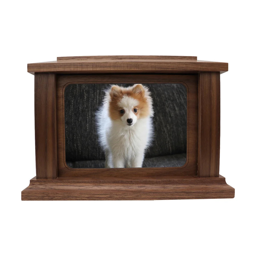 Walnut Pet Urn | Rectangle
